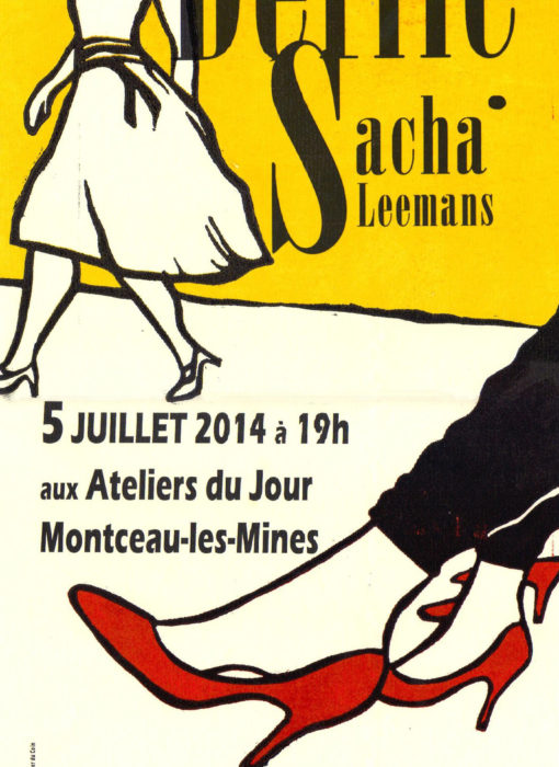 Affiche du defilé 2014 créations sacha leemans Atelier du coin